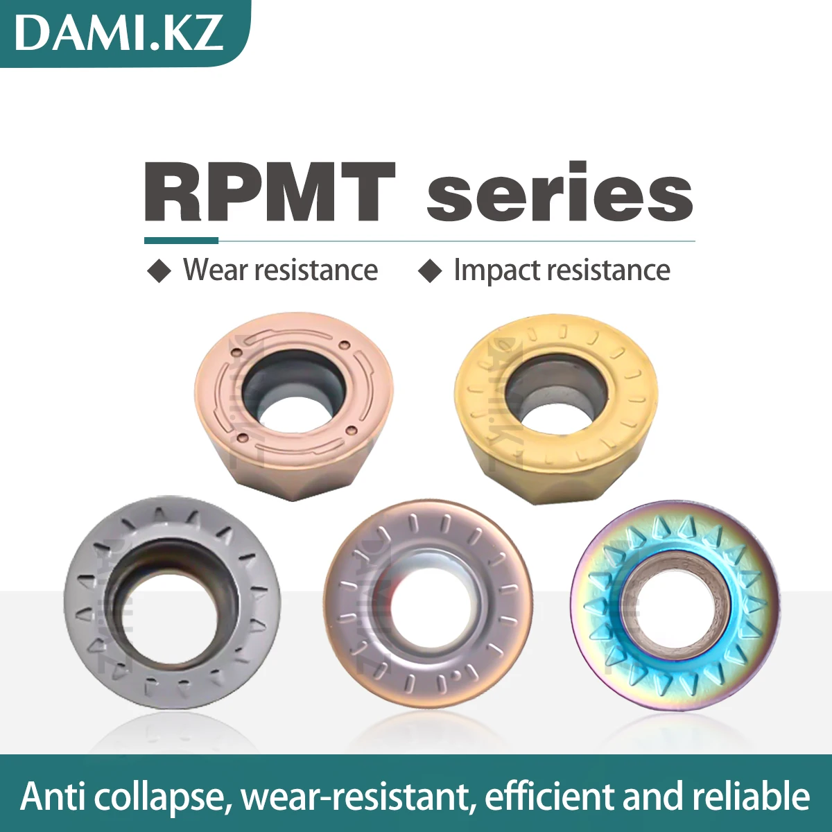 CNC-Drehwerkzeuge RPMT Fräsklinge RPMT08T2MOE/10T3MO/1204MOE-JS TT FM Hartmetalleinsatz für EMR Fräserstange und Fräskopf