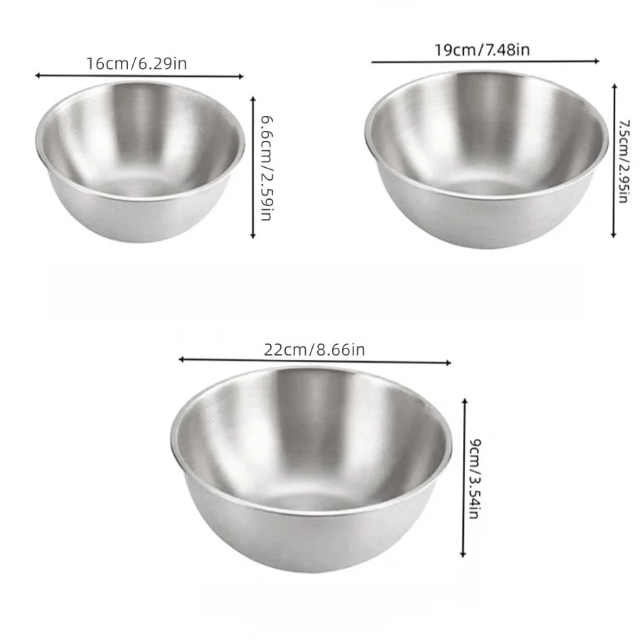 Stainless Steel Large Capacity Mixing Bowl 6