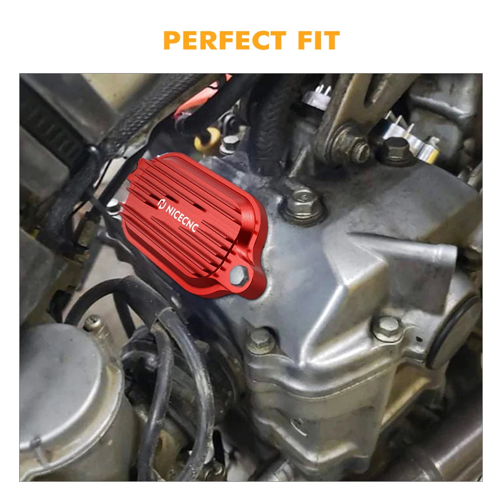Red Anodized Valve Tappet Adjustment Cover Cap For Honda XR400 (2005-2008) & TRX400X (2009-2014)