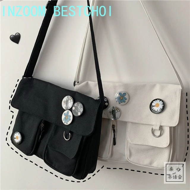 Female Korean Cute Student Messenger Large Capacity Shoulder Bag  Multifunctional Fashion School Bag Outdoor Travel All-match - Shoulder Bags  - AliExpress