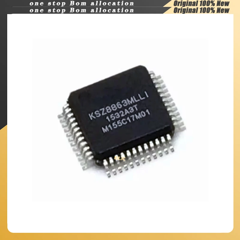 

10 шт./лот KSZ8863MLLI KSZ8863M Z8863MLLI LQFP-48 Stock новый оригинальный