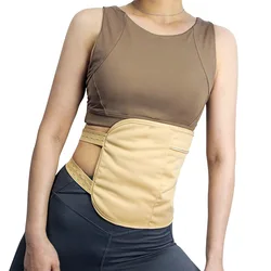 Organic Castor Oil Compression Wrap - Reusable Self - Care Aid for Wellness and Relaxation (Yellow)