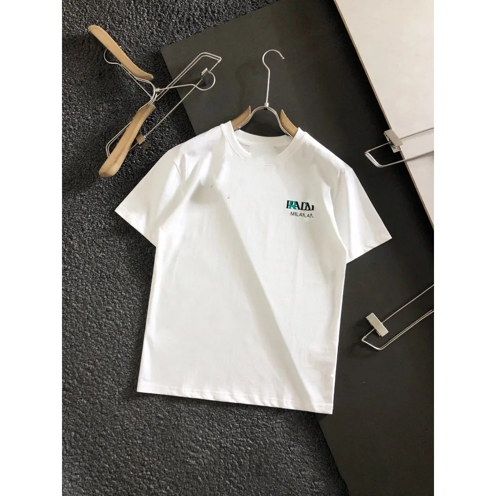 Letter Printed Round Neck Short Sleeved T-shirt for Men and Women Casual Loose Oversized Sports Shirt t shirts men sports tops