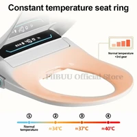 ฝาครอบที่นั่งชักโครกโถชําระล้างอัจฉริยะพร้อมรีโมทไร้สายหลายโหมดสเปรย์ที่นั่งอุ่นน้ําอุ่นเครื่องเป่าลมฝาห้องน้ํายาว 4