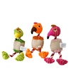 Plush Dog Toys for Small Large Pets Funny Bird Shaped Dogs Squeak Chew Ropes Toy Pets Interactive Supplies 6