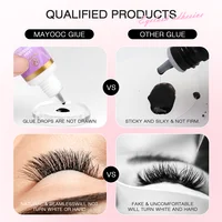 MAYOOC Fast Dry Strong Eyelash Extension Glue 5ml Adhesive 7-8 Weeks Non Odor False Lash Glue Makeup Tool Free Custom logo 2