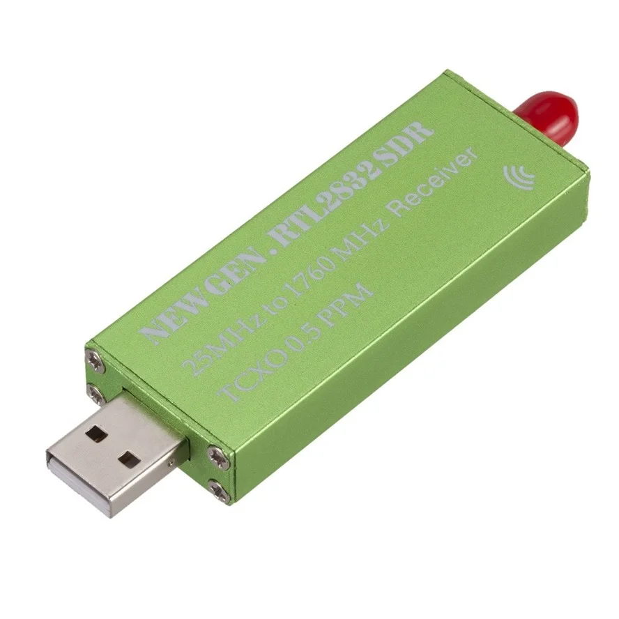 USB 2.0 RTL SDR 0.5 PPM TCXO RTL2832U R820T 25MHZ To 1760MHZ TV Tuner Receiver AM FM NFM DSB LSB SW Radio SDR TV Receiver Stick