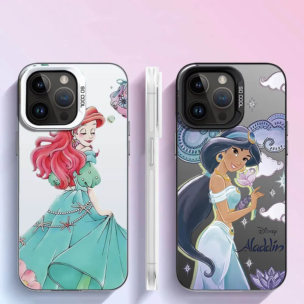 Custodia Morbida Per Apple Iphone 14 Plus 12 Pro Xr X 11 15 Pro Max 13 Xs Max 13 Pro Tpu Sottile Disney Ariel The Mermaid Luxury Cover