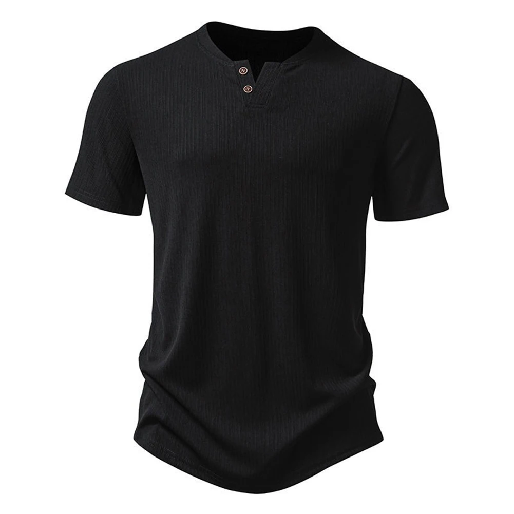 

New Stylish Fashion Hot Comfy T Shirt Top Casual Daily For Vacation Holiday Men Polyester Pullover Short Sleeve