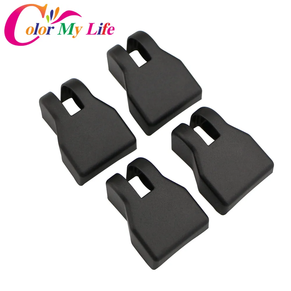 Color My Life 4 Pieces ABS Car Door Stopper Protection Cover Door Lock
