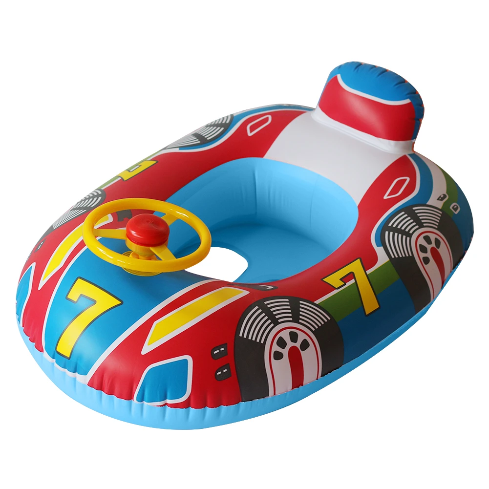 Asiento flotador inflable para bebé, forma de circular, anillo de natación para bebé, juegos agua, barco flotante, juguetes de piscina| | - AliExpress