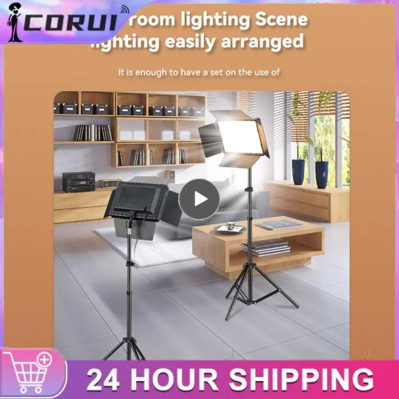유튜브 게임용 사진 스튜디오 조명, 휴대용 비디오 녹화, 50W 사진 패널 램프, F550