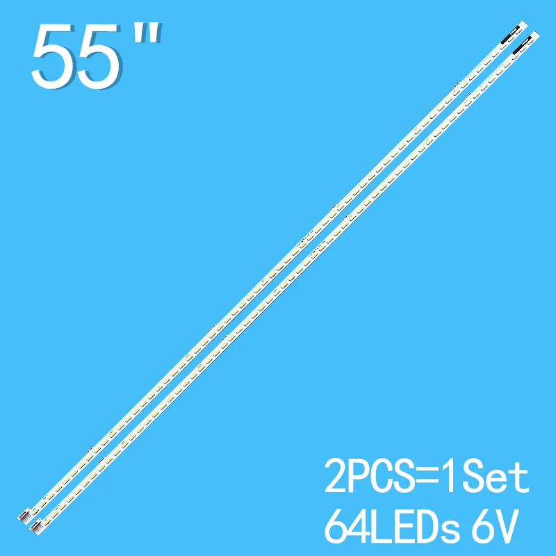 

605MM 2PCS LCD For SONY 55 Inch KDL-55W802A KDL-55W800A KDL-55W805A 6922L-0066A NLAC40225L NLAC40225R LC550EUF FF P2
