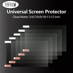 Universal HD Clear Screen Protector Film for Mobile Devices and GPS Units - 3 Pack (12 Inch-264x148mm)