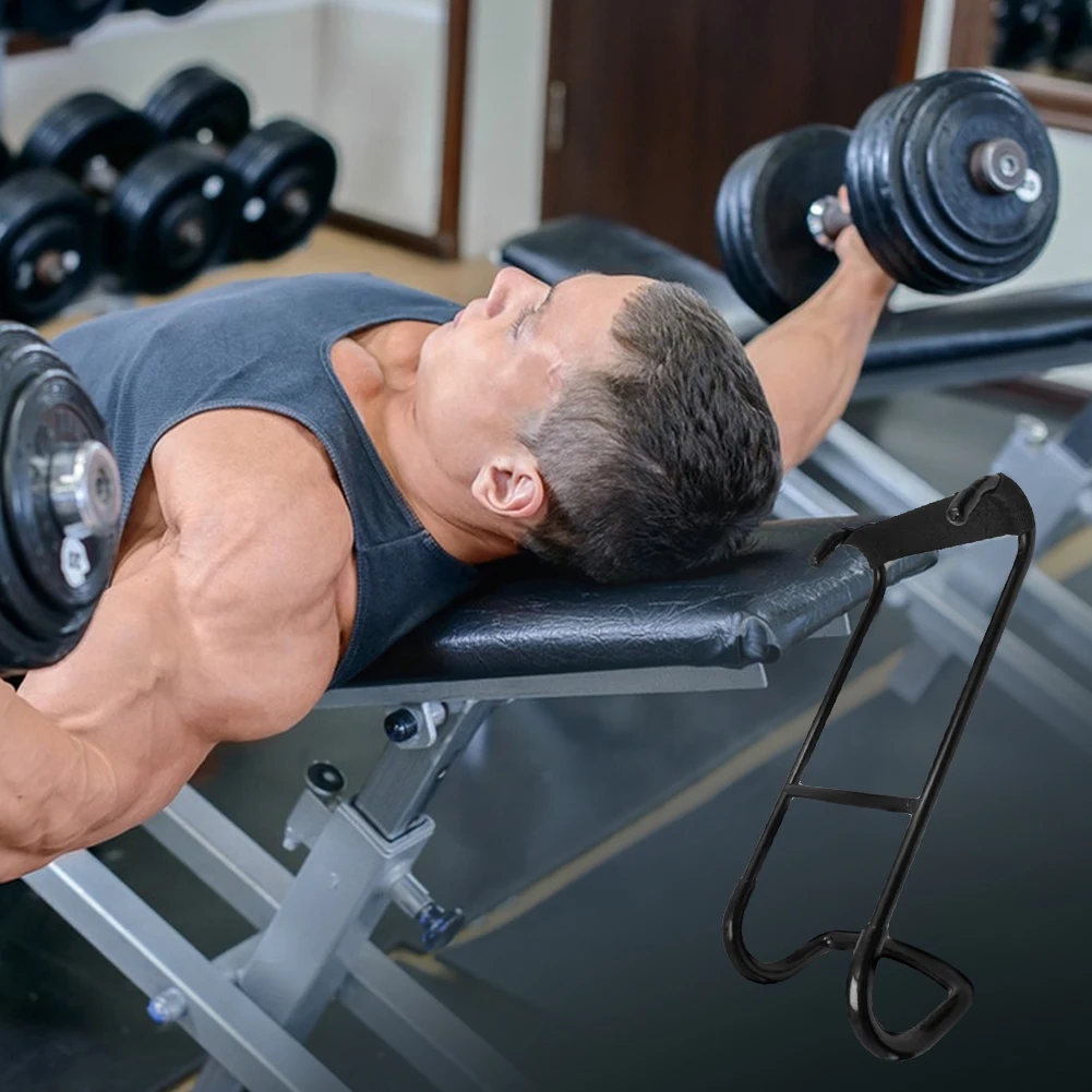 Description Picture 6 of itemDumbbell Spotter Hooks Hangers Hold Up 225LB Heavy Duty Dumbbell Hooks Heavy Power Dumbbells Rack Attachments for Chest Workout