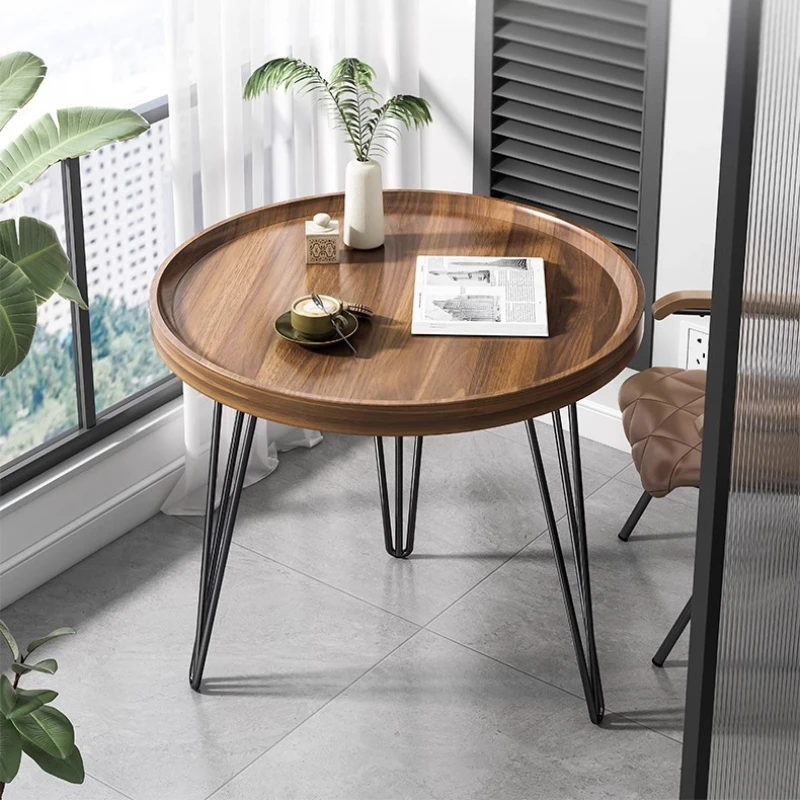 Tavolino Da Caffè Mobile Laterale Night Round Design Pieghevole Tavolino Semplice Portatile Stolik Kawowy Couchtisch Furniture Hd50Cj