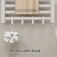 ราวแขวนผ้าเช็ดตัวไฟฟ้าในห้องน้ำ ควบคุมอุณหภูมิคงที่ กันน้ำ ใช้ในบ้าน ราวตากผ้าอุ่น อุปกรณ์เสริมในห้องน้ำ 4