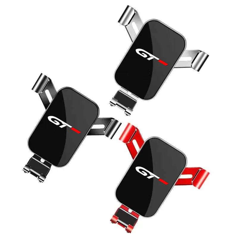 Gravity Car Phone Holder Car Air Vent Clip Mount Supporto Per Cellulare Per Peugeot Gt Gti Gtline 508 5008 3008 208 2008 308