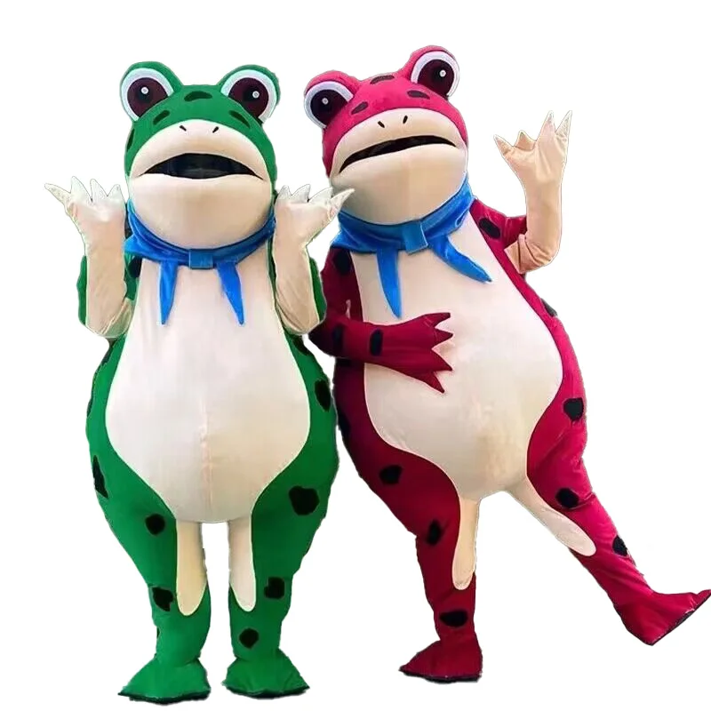 2024-Orinigal-Fashion-Frog-Mascot-Costume-Inflatable-Adult-Walking ...