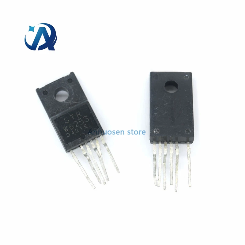 5 Pcs STR-W6253 WG253 Transistor - TO220F-6 Package Power IC Chip 3 thumbnail image