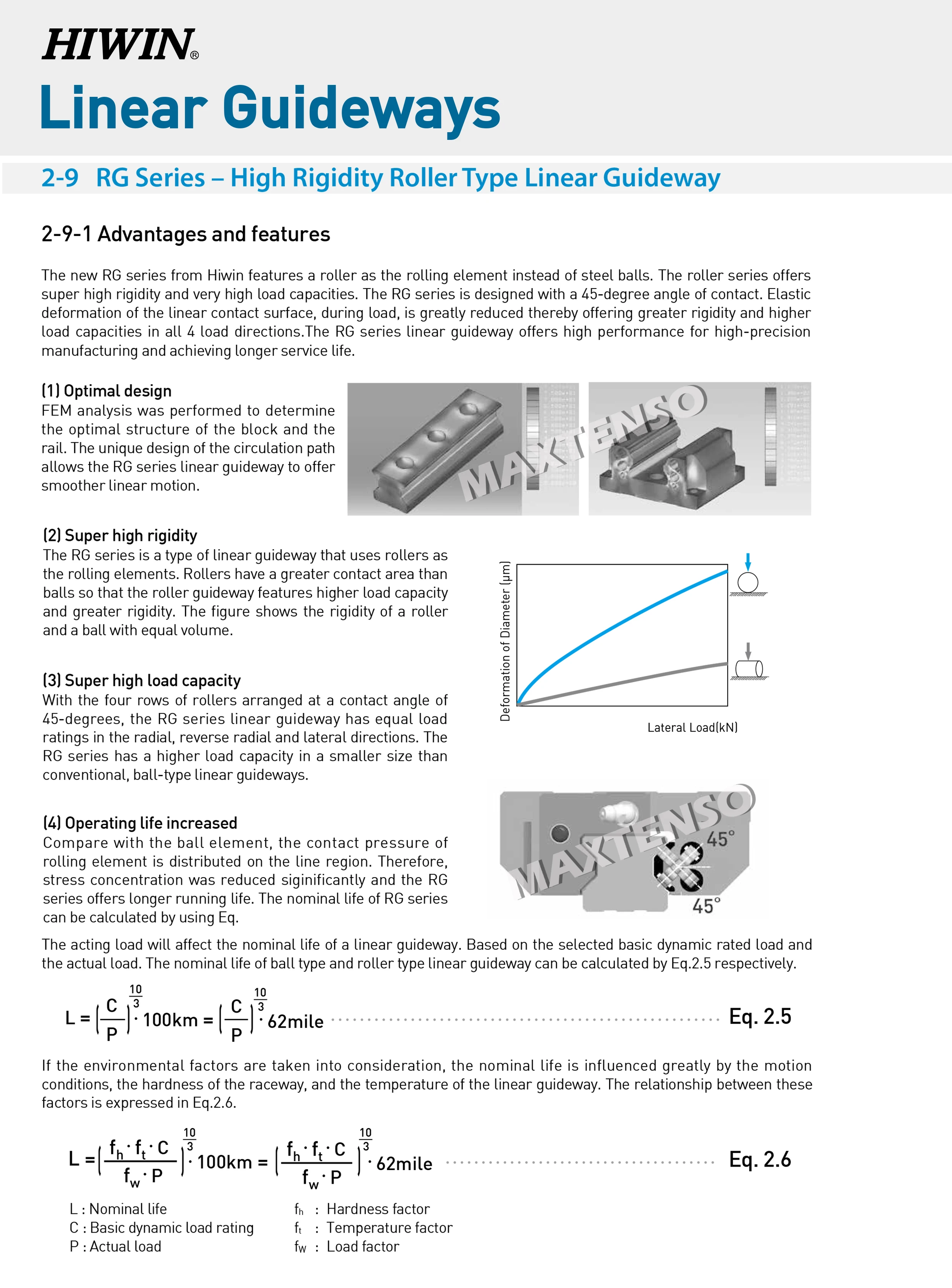 Description Picture 3 of itemGenuine HIWIN RGH25CA RGH25HA Block Linear Guides Rail Heavy-load H Class CNC Machine Center Precision High Rigidity Roller ZB