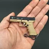 Hot Semi-alloy 1:3 Pistol Model Metal Mini G17 Toy Gun Detachable DIY Keychain Pendant Ornaments Children's Toy 1