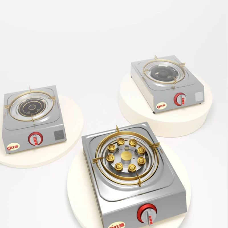 Simple Special Thick Without Magnetic Stainless Steel Gas Single Stove Household Safety Leakage Prevention Liquefied Gas Stove 5