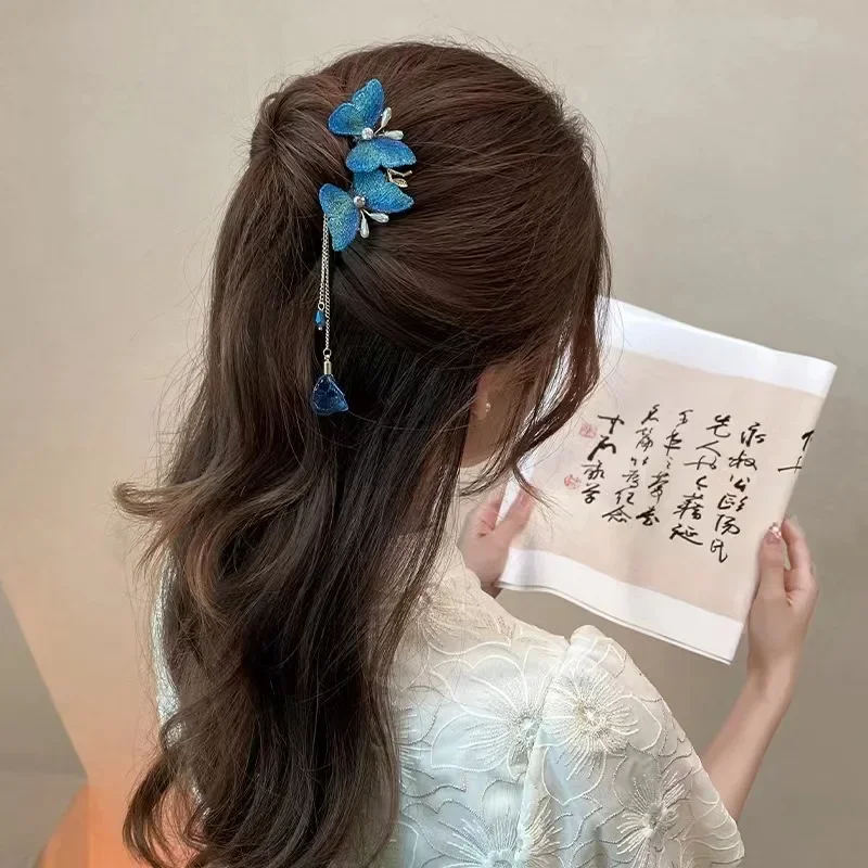 Peigne à cheveux rétro avec franges pour accessoire de mariage_voghion.com