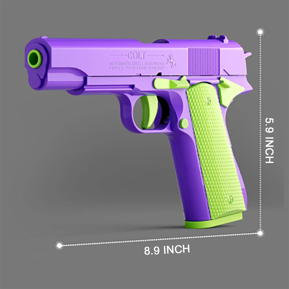 Automatic Colt 1911 Toy Gun For Kids Age5+ Stress Shot Toy Guns Pistol Boys Best Gift Dropship TK Toys 4