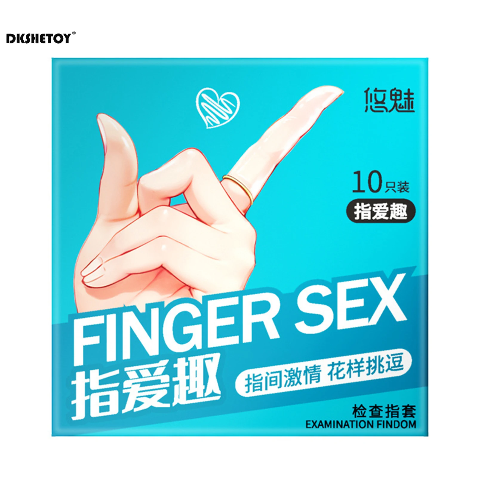 Natural Latex Finger Sleeve toy women reusable Condom G Spot Stimulator Smooth Condoms Couples Lesbian Finger Extender