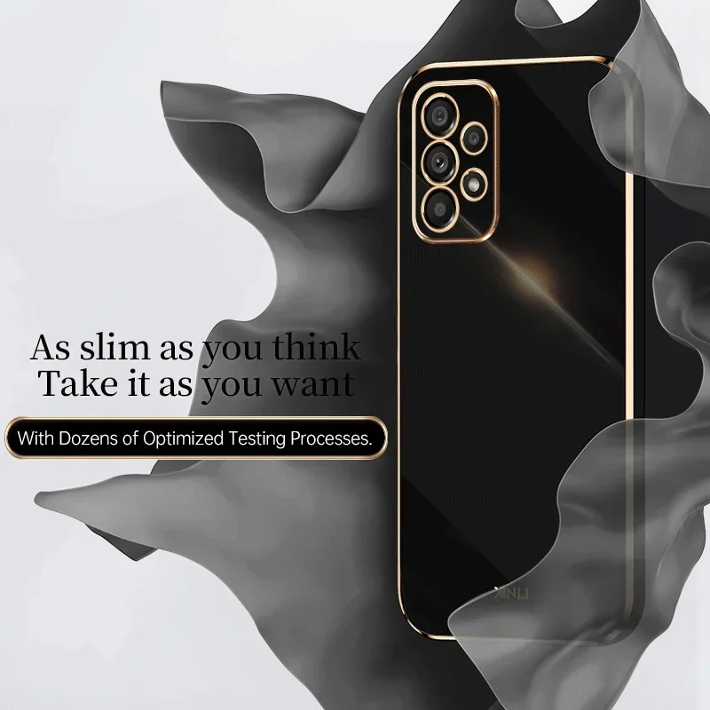 Enhanced Solid Color Plating Silicone Phone Case - Premium Soft Cover