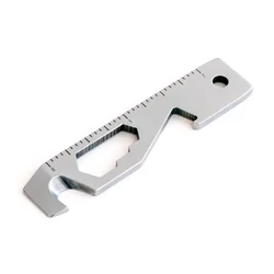Versatile 10 - in - 1 Pocket Tool - Ultimate Keychain Survival Gear (1pc)