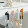 Travel Portable Plastic Bag Cute Animal Hook For Hanging Decorative Table Purse Bag Hooks Wall Hanger Holder Handbag Hanger 1