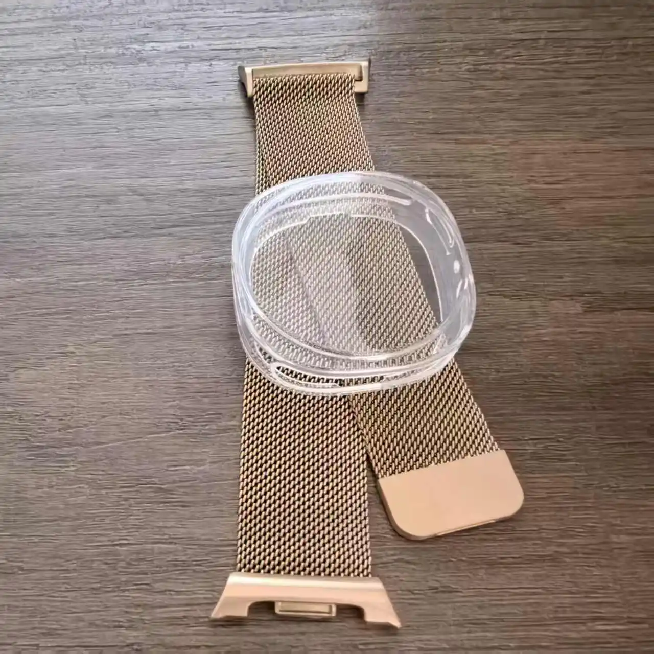Stainless Steel Milanese Loop Watch Band with TPU Cover - 2 Pack