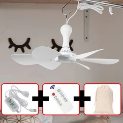 WhisperQuiet 6 - Blade USB Hanging Fan for Camping and Outdoor Adventures (Remote Control Set)