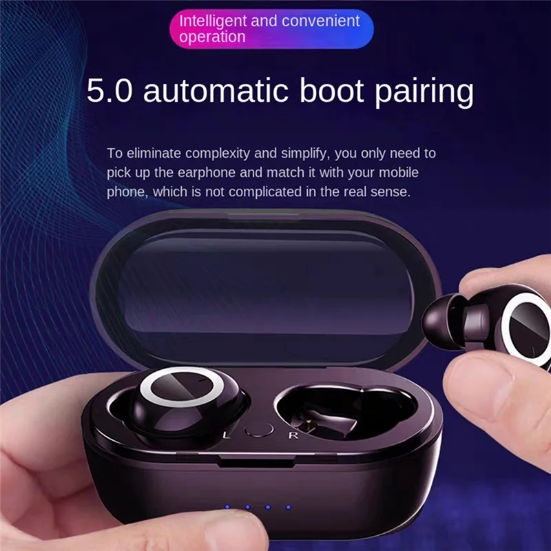 우수한 새 Bluetooth 헤드셋 Y10 바이노럴 Bluetooth 헤드셋 Y30 Bluetooth 헤드셋(충전함 포함)