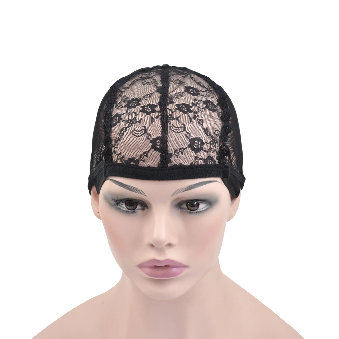 1pc Black Lace Wig Caps for Women with Adjustable Straps to Hold Wigs in Place for Wig Making Wigs Hair Net wig caps,hair nets