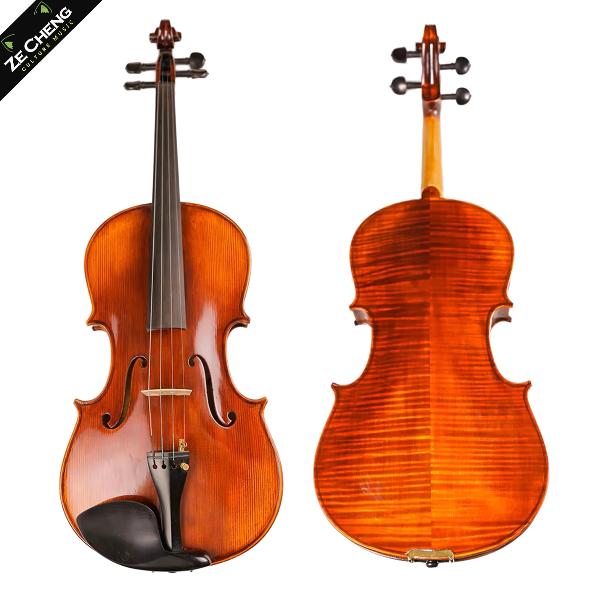 High-End Craft Viola 15-16.5inch, Handmade Viola Retro Varnish, European Natural Dry Flame Maple Music