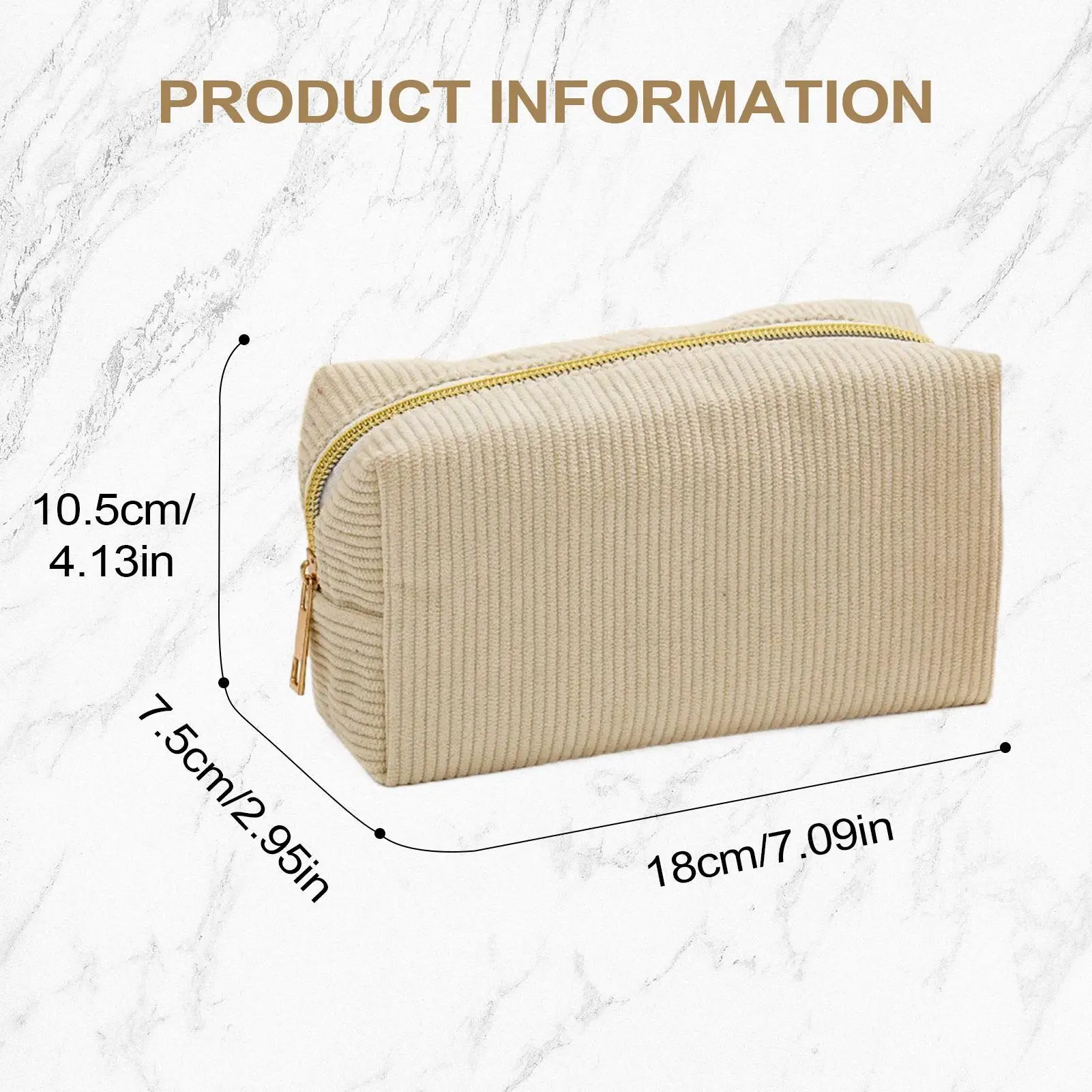 Teen Girl Pencil Case School Pencil Case Corduroy Stationery Pouch Storage Organizer Stationery Supplies Holder for Classroom