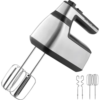 VEVOR Cordless 100W Electric Hand Mixer with Variable Speed & Turbo Boost 1