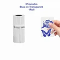 1 Roll Blue On Clear