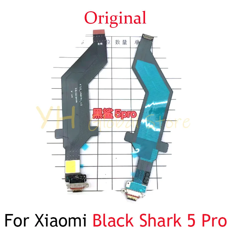 Originale Per Xiaomi Mi Blackshark Black Shark 5 Pro Scheda Di Ricarica Usb Dock Port Flex Cable Parti Di Riparazione