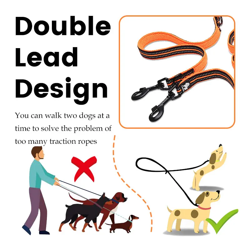 Double Dog Walking Best Leash For Multiple Dogs Waist Leash For