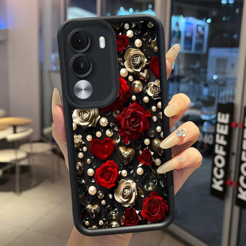 Aesthetic Luxury Fashion Silicone Phone Case – Soft Matte Shockproof Bumper, Full Protection