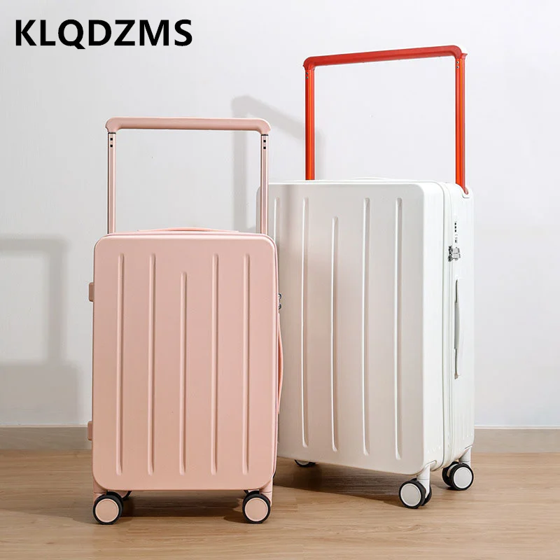 

KLQDZMS 20"22"24"26" Inch New Students Silent Universal Wheel Large Capacity Hand Luggage Boarding Password Trolley Suitcase