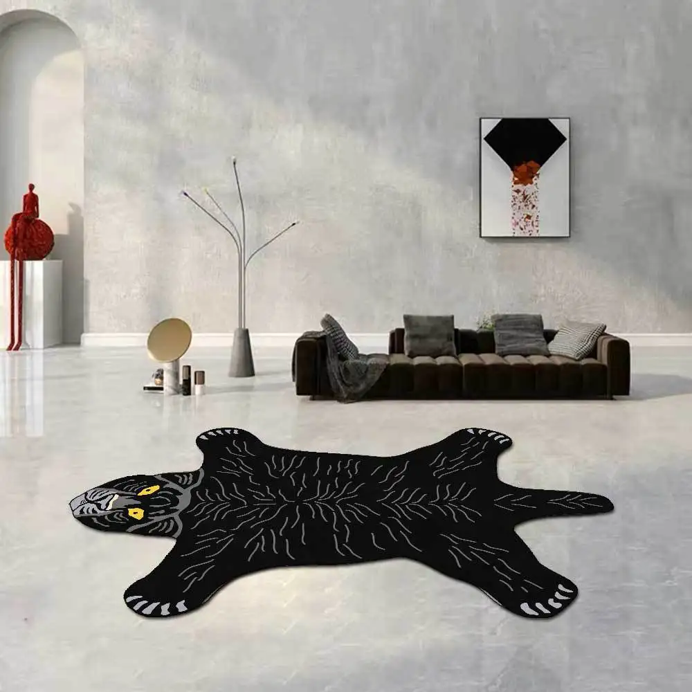 Cartoon Tiger Printed Carpet for Living Room Animal Kids Room Bedroom Floor Mats Bedside Carpet Rugs Anti Slip Hallway Doormat 5