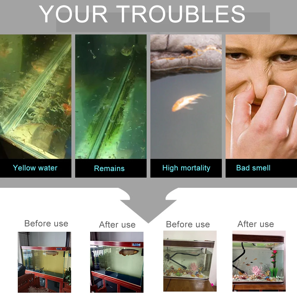 Water Purifier Cube Aquarium Filter Eco-Aquarium Filter Ultra Strong Filtration & Absorption 10X10X5CM fish  Filter Media