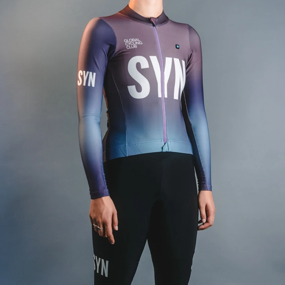 SYN Women's road bike long sleeve Cycling Jersey light aviation material outdoor MTB bicycle sportswear Maillot Ciclismo