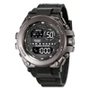 Black Sports Watch for Kids Students Men's Multifunction LED Digital Watch Waterproof Luminous Alarm Clock Electronic Watches 2