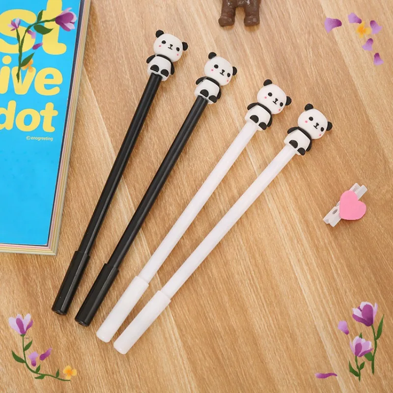Student Exam Stationery: Cute Rocking Bear Gel Pen for Learning and Writing
